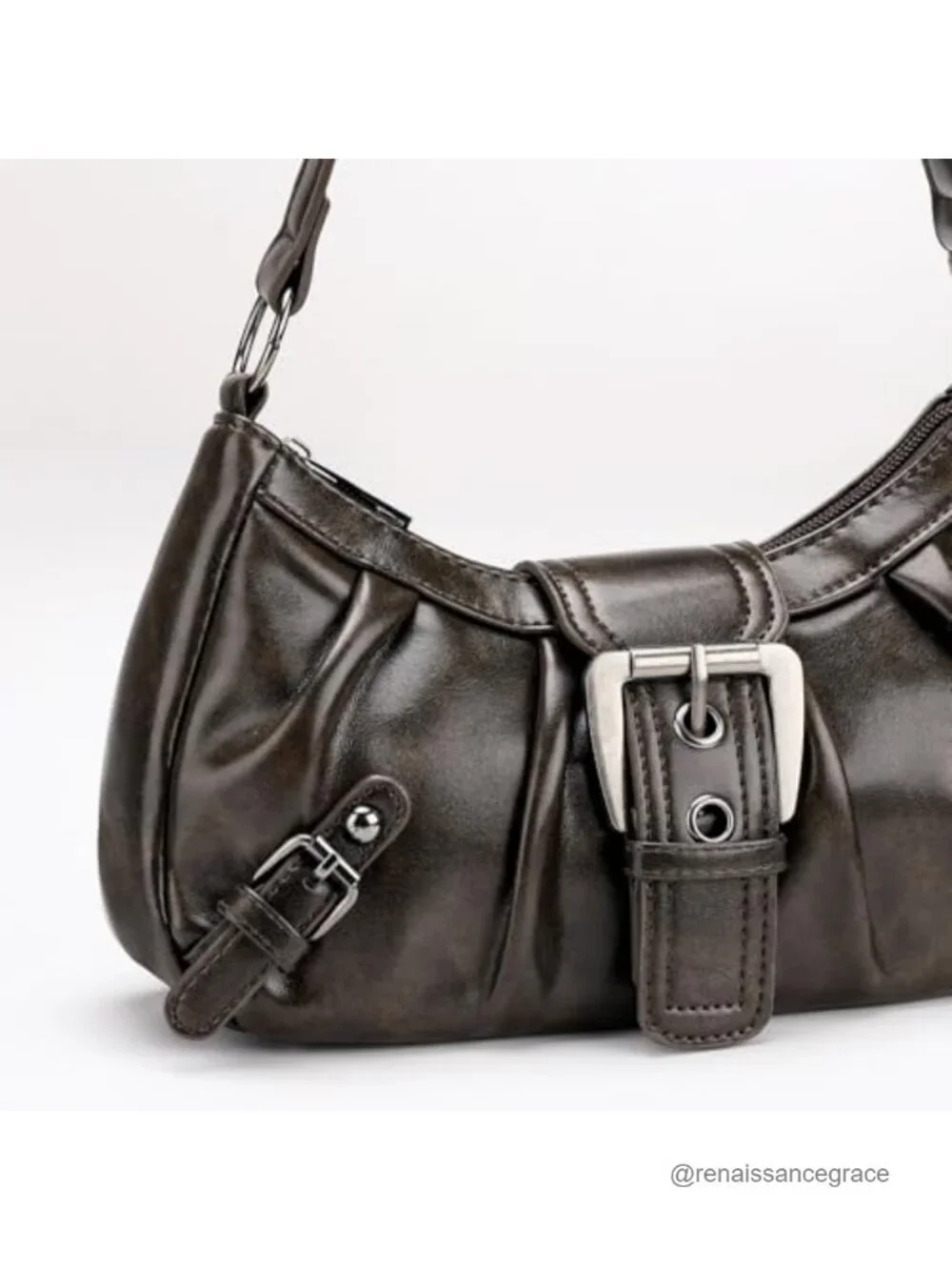 Faux Leather Shoulder Bag Women Hobo Purse Large Tote Top Handle